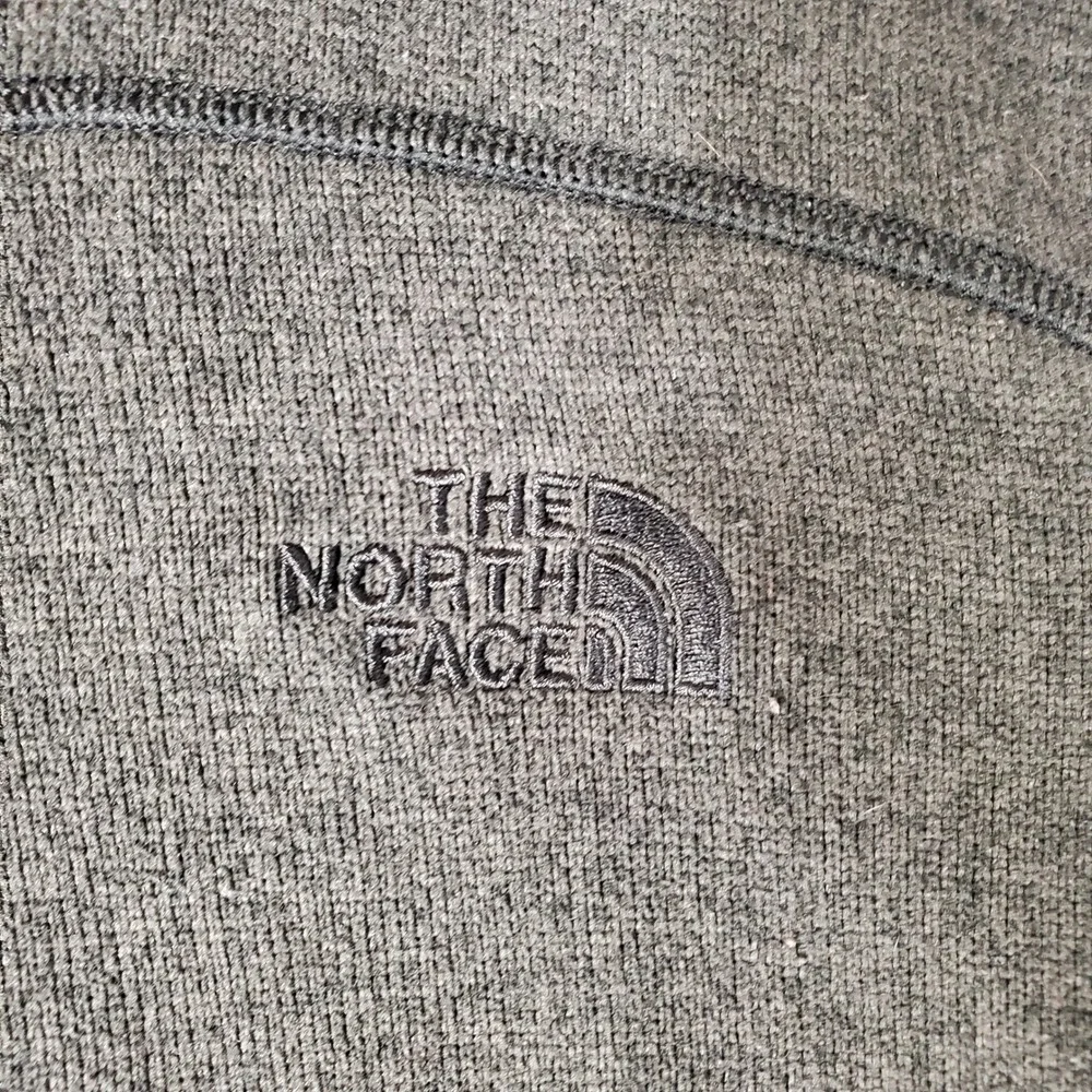 The North Face Mens Gray Sweater Fleece Full Zip Hooded Jacket Charcoal Heather